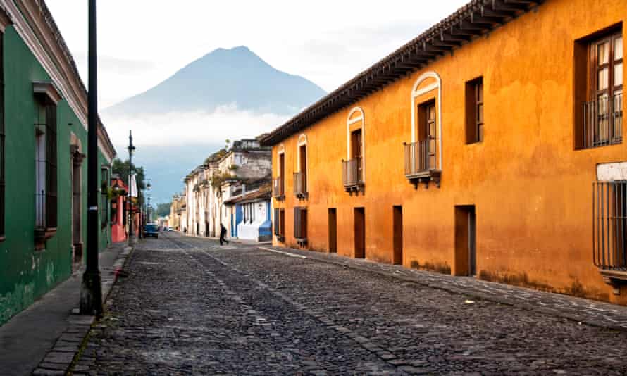 Antigua’s colonial architecture makes for a stunning sight amid the volcanic landscape.