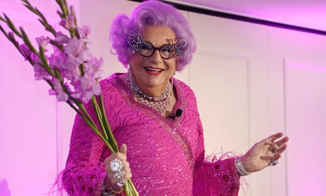 Dame Edna Everage, pictured in 2019