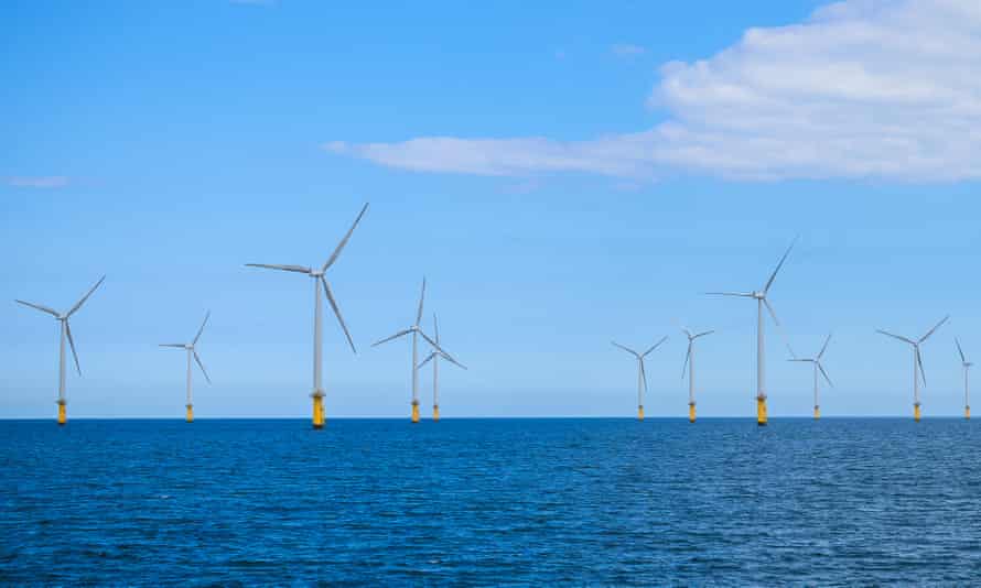 Offshore windfarm off England