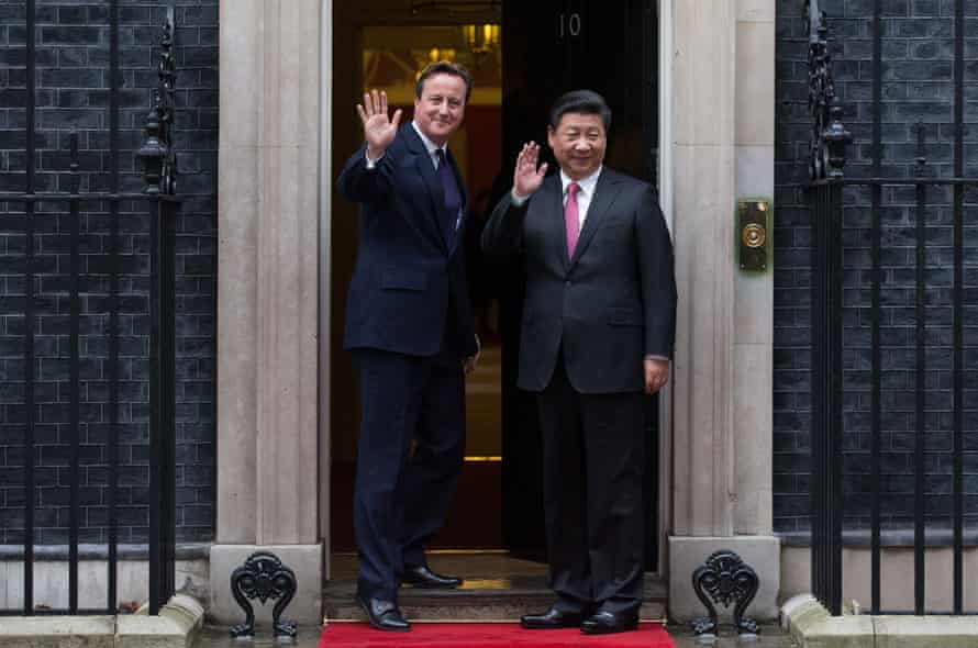Cameron and Xi at No 10