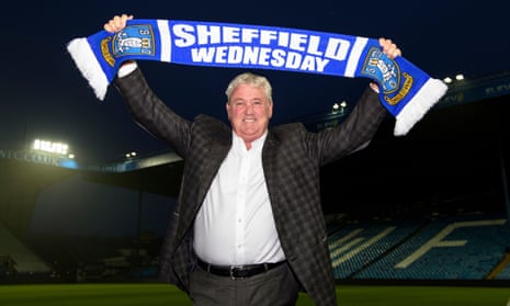 Steve Bruce is introduced as the new manager of Sheffield Wednesday and is seeking a fifth promotion from the Championship with what is his 10th club.