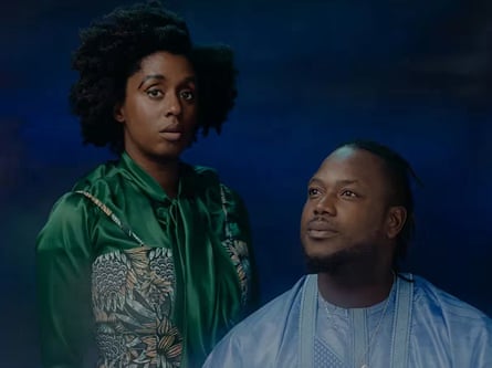 Composer Nwando Ebizie and percussionist Sidiki Dembélé in Constellations.