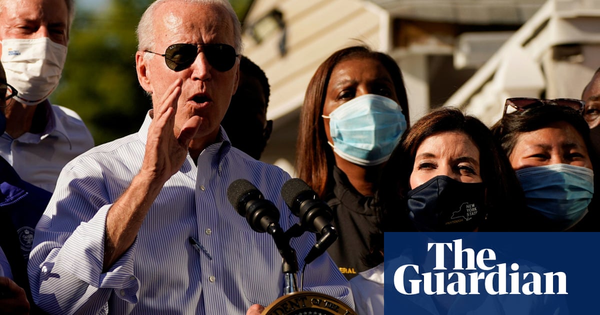 'This is code red': Biden sounds alarm on climate crisis as he tours New York damage – video 1