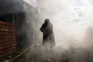 Susana is burning waste and preparing the yard for Victor’s burial. Her husband died on 8 October 2019, from liver cirrhosis caused by nonalcoholic fatty liver disease, three months after Susana’s sexual assault