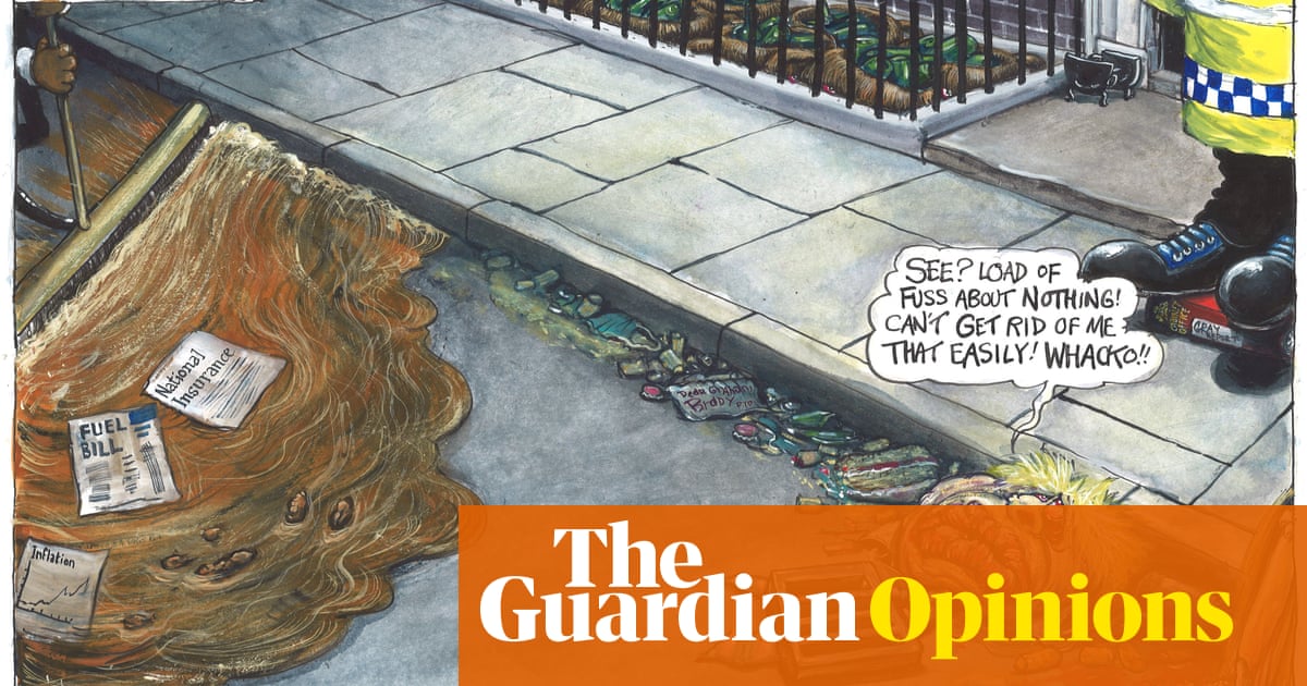 Martin Rowson on the delay of the Sue Gray report into Downing Street party claims – cartoon