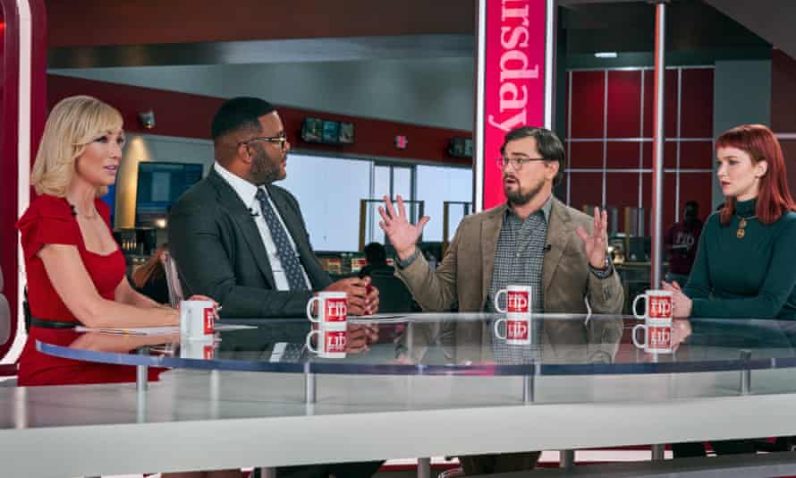 Daytime doom … Cate Blanchett, Tyler Perry, Leonardo DiCaprio and Jennifer Lawrence in Don’t Look Up.