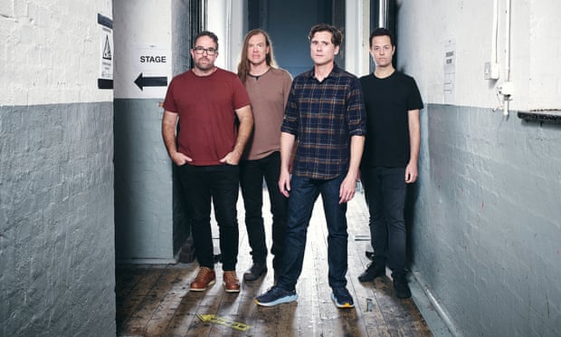 Jimmy Eat World, photographed backstage at the O2 Academy Brixton