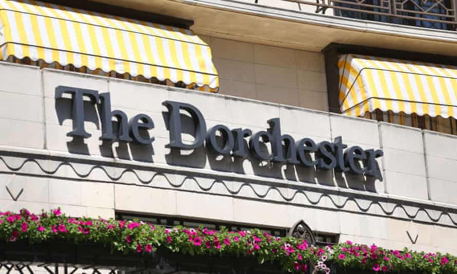 The Dorchester hotel.