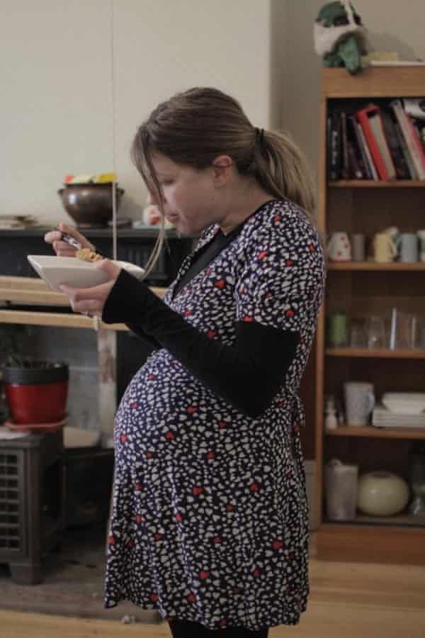 Rowan Martin while pregnant with her first daughter.