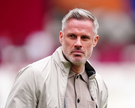 Jamie Carragher in casual clothing