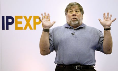 Steve Wozniak in 2011 at Britain’s IP Expo.