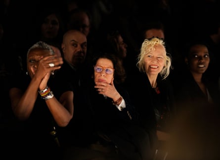 Fran Lebowitz at Naomi Campbell’s Fashion for Relief show in 2010