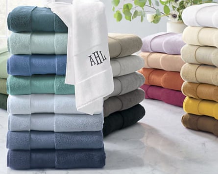 The best personalized wedding gift ideas in the us for couples who have everything | weddings A photo of frontgate monogrammed bath towels