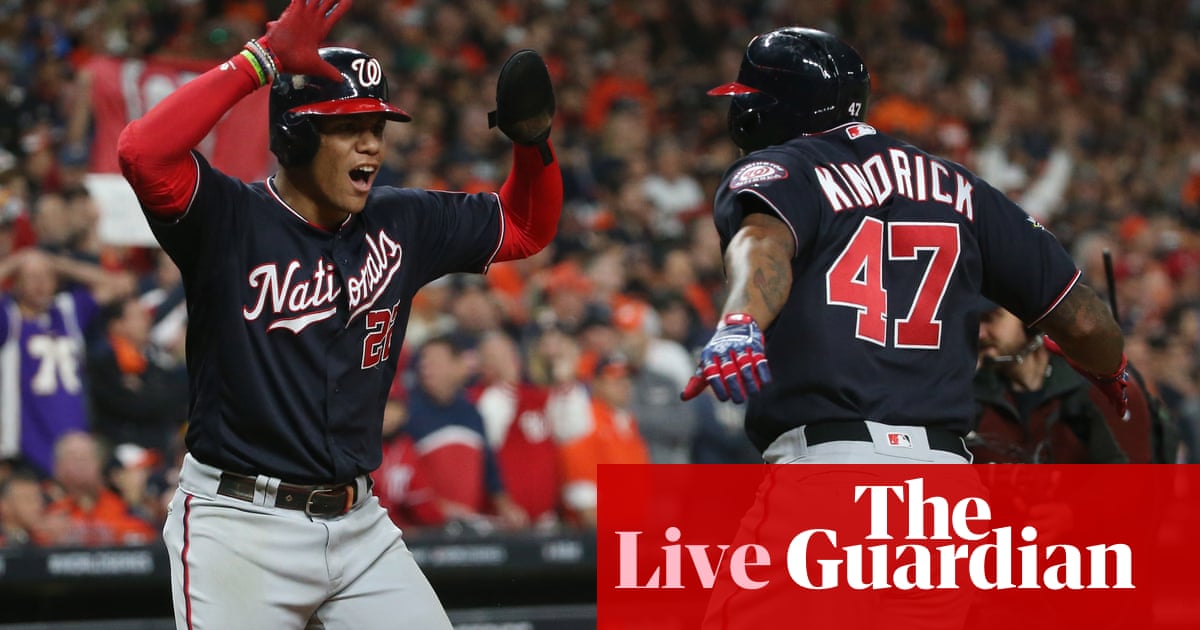 Washington Nationals beat Houston Astros in Game 7 to win World Series – live!