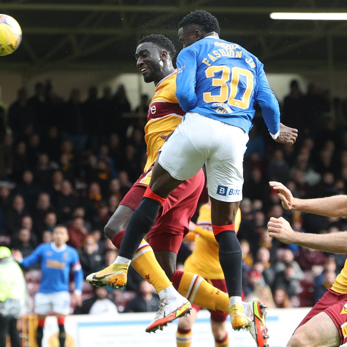 Motherwell vs rangers results