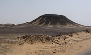 Black Desert in the Al-Wahat-Al-Bahariya region of Egypt where the attack on the tourist convoy is believed to have happened.