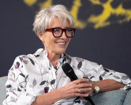 Emma Thompson at the Locarno film festival in Switzerland.