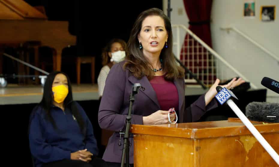 Oakland’s mayor, Libby Schaaf, said: ‘Guaranteed income is one of the most promising tools for systems change, racial equity and economic mobility’