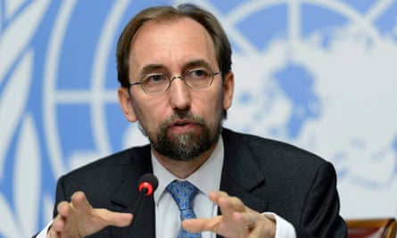 Zeid Ra’ad al Hussein, the UN high commissioner for human rights