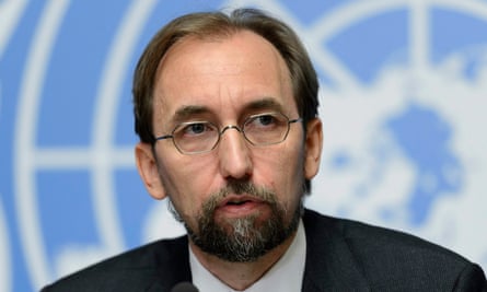 UN high commissioner for human rights Zeid Ra’ad al-Hussein