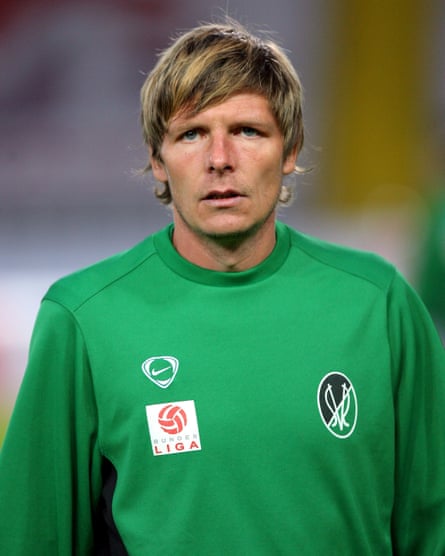 The 34-year-old Oliver Glasner with SV Ried in 2009