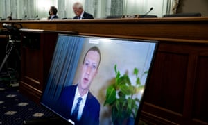 In October, Facebook CEO Mark Zuckerberg testified remotely during a Senate Committee on Trade, Science and Transportation hearing.