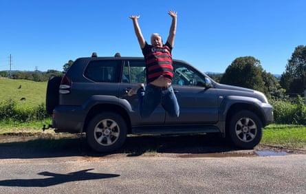 ‘I don’t think I’ll ever be able to bring myself to part with it’: Ian ‘Dicko’ Dickson with his 2003 Toyota Prado LandCruiser.