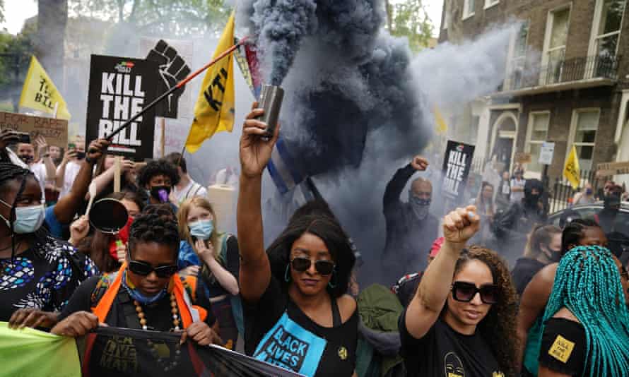 ‘Kill the bill’ protests against the police, crime, sentencing and courts bill.