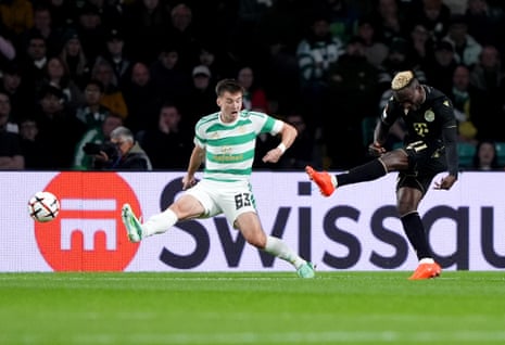 Ferencvaros' Bamidele Yusuf scores his sides first goal