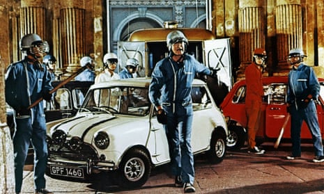 The Mini-Cooper became a symbol of British popular culture when it was driven as the getaway car in The Italian Job.