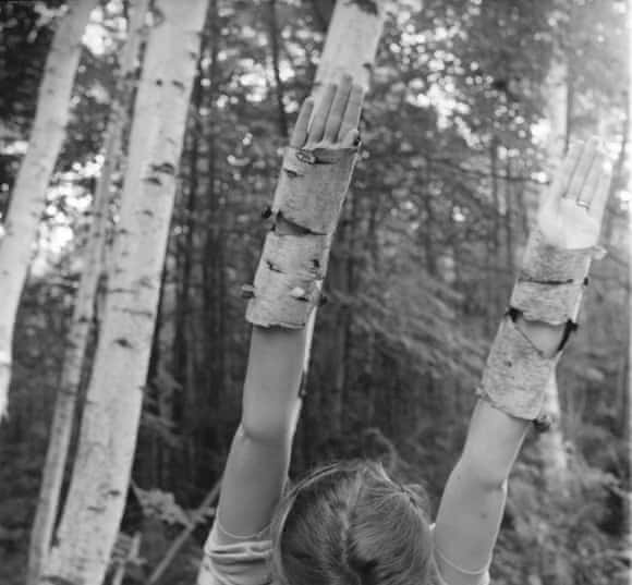 Untitled, MacDowell Colony, Peterborough, New Hampshire, 1980, by Francesca Woodman at Dreamers Awake.