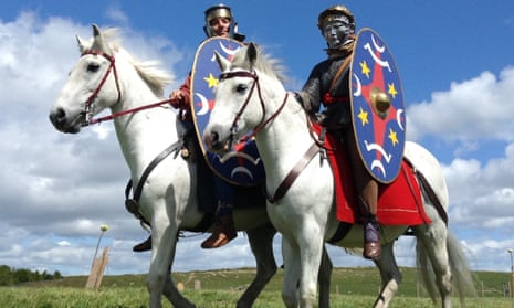 Roman imperial cavalrymen reconstructed.