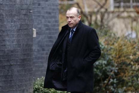 Chris Heaton-Harris, the Northern Ireland secretary, arriving for cabinet.