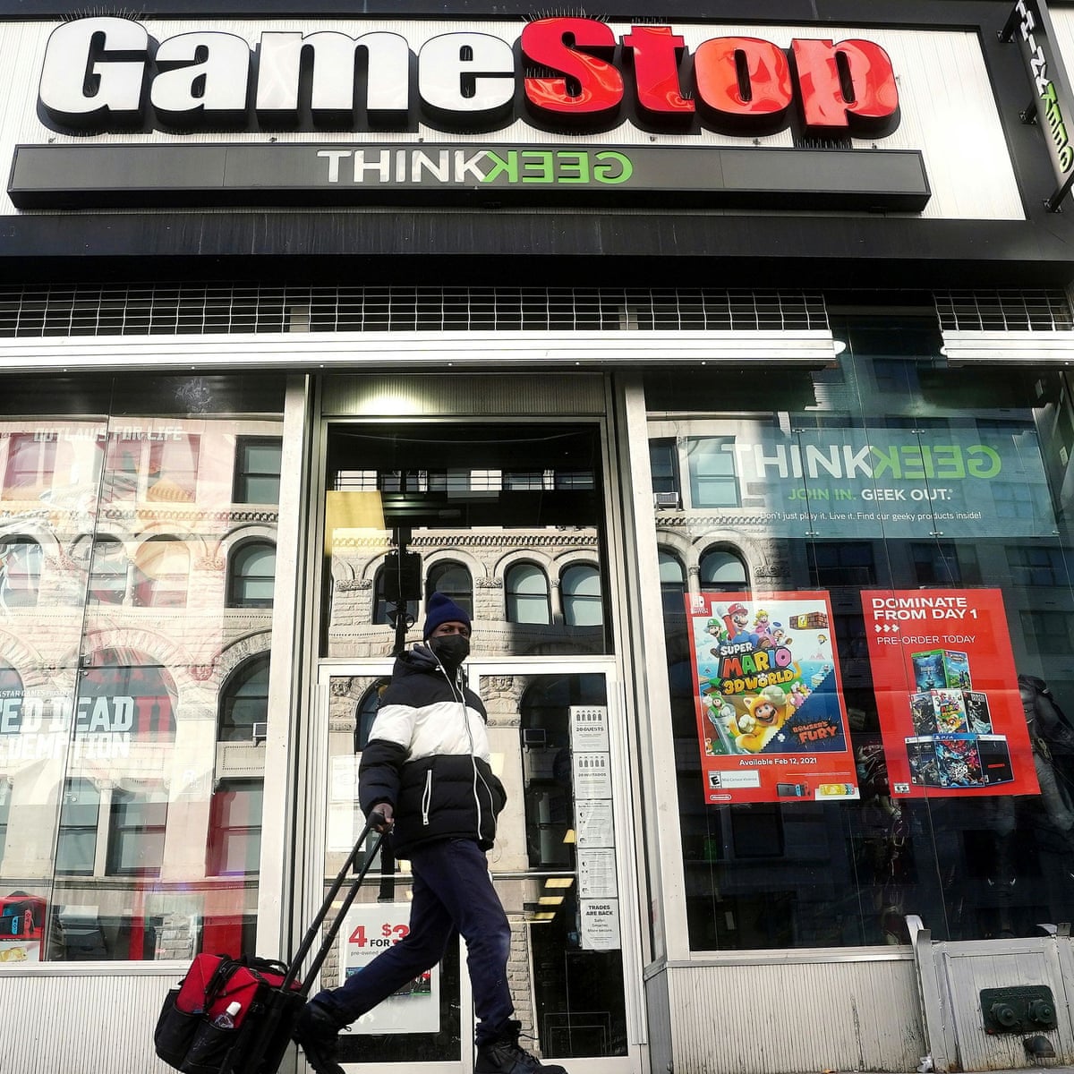 Gamestop Shares Plunge Over 50 As Selloff Gathers Pace As It Happened Business The Guardian Gamestop Events 2022