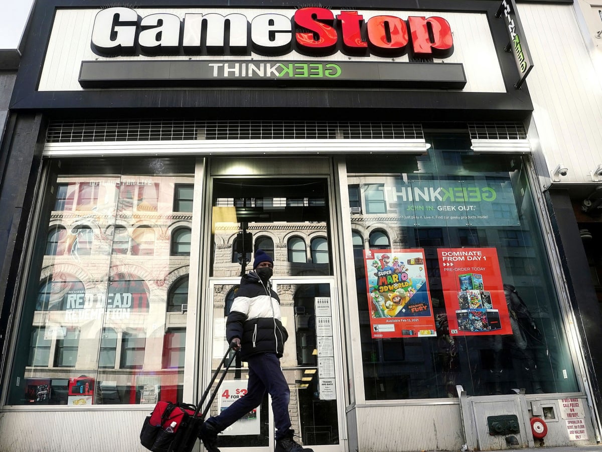 Gamestop Shares Plunge Over 50 As Selloff Gathers Pace As It Happened Business The Guardian Gamestop Holiday Hours 2022