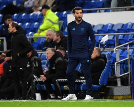 Brian Barry-Murphy on the touchline at Cardiff City Stadium.