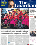 121118 Guardian front page