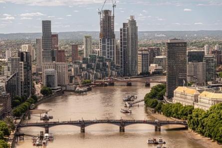 Vue de Londres depuis le London Eye.
