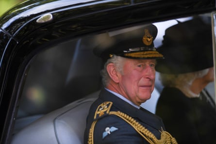 Close up of Charles in a vehicle