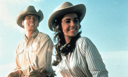 film still of man and woman in cowboy hats