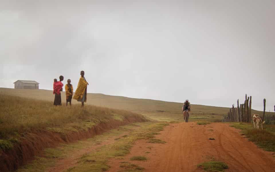 Local Maasai show their support.