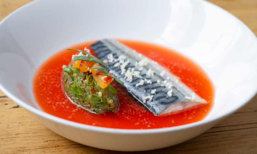 'Silver fillet': marinated mackerel.