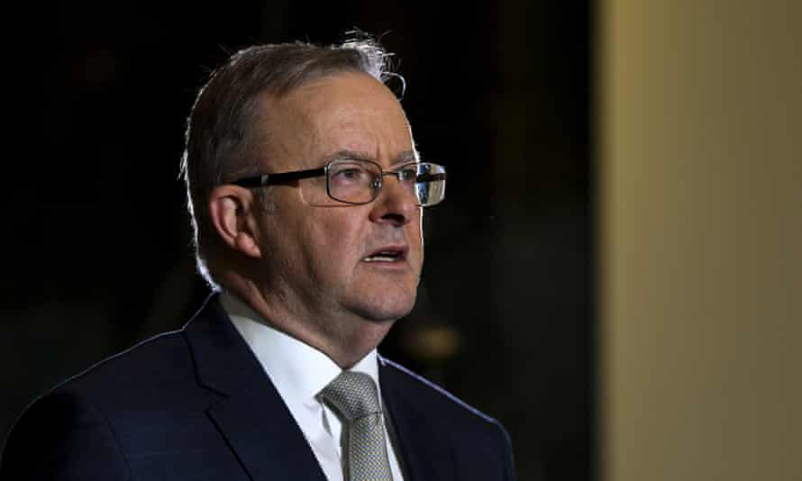 Australian Opposition leader Anthony Albanese