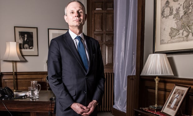 David Lidington, minister for Europe, at the Foreign Office in Whitehall.