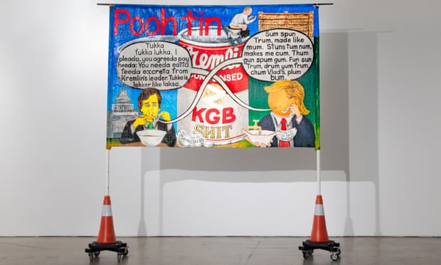 Gasp titled Poohtin on display in UNSW Galleries