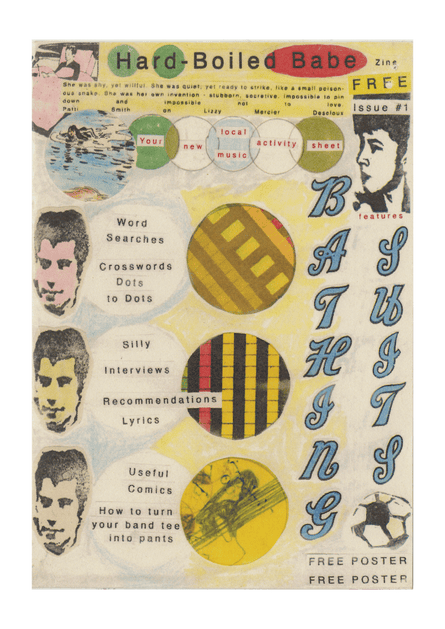 A fanzine titled ‘Hard-Boilded Babe’.