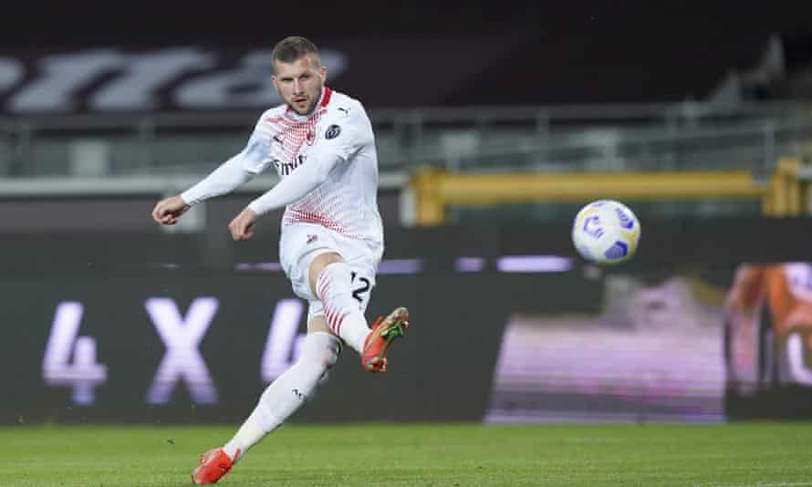 Ante Rebic hit a hat-trick against Torino to boost Milan’s Champions League chances.