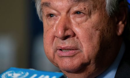 United Nations Secretary-General Antonio Guterres.