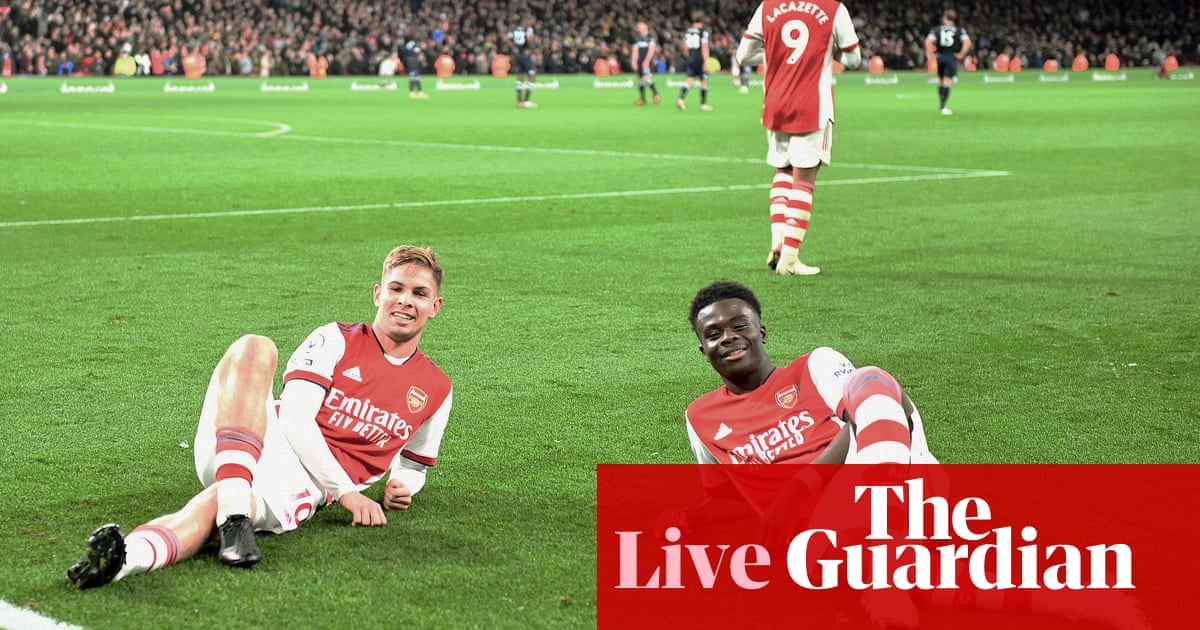 Arsenal 2-0 West Ham, Brighton 0-1 Wolves: Premier League – as it happened  | Football | The Guardian