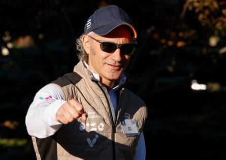 Alex Karp pictured in Sun Valley, Idaho, on 10 July.